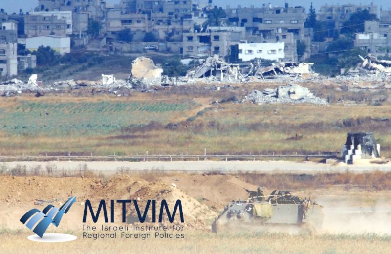 IDF armed vehicle near Nahal Oz