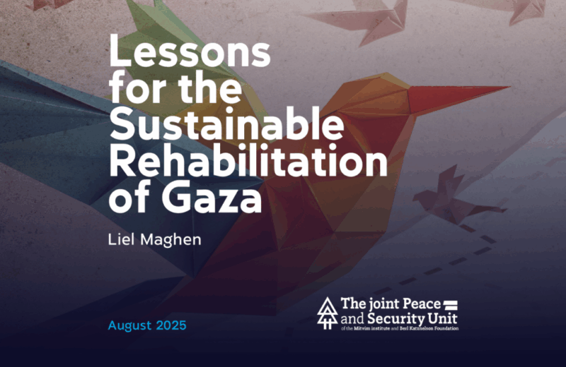 Lessons for the Sustainable Rehabilitation of Gaza