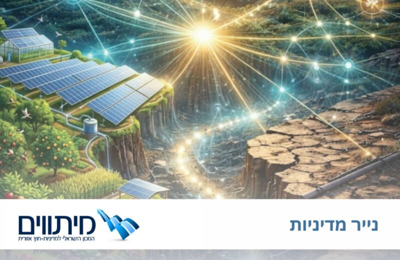 טרנספורמציות לקיימות אזורית: מסגרת מבוססת על גישות ״מעברי קיימות״ ו״נקסוס״